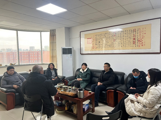 奎文區(qū)科技局相關(guān)領(lǐng)導(dǎo)蒞臨我司考察指導(dǎo)工作